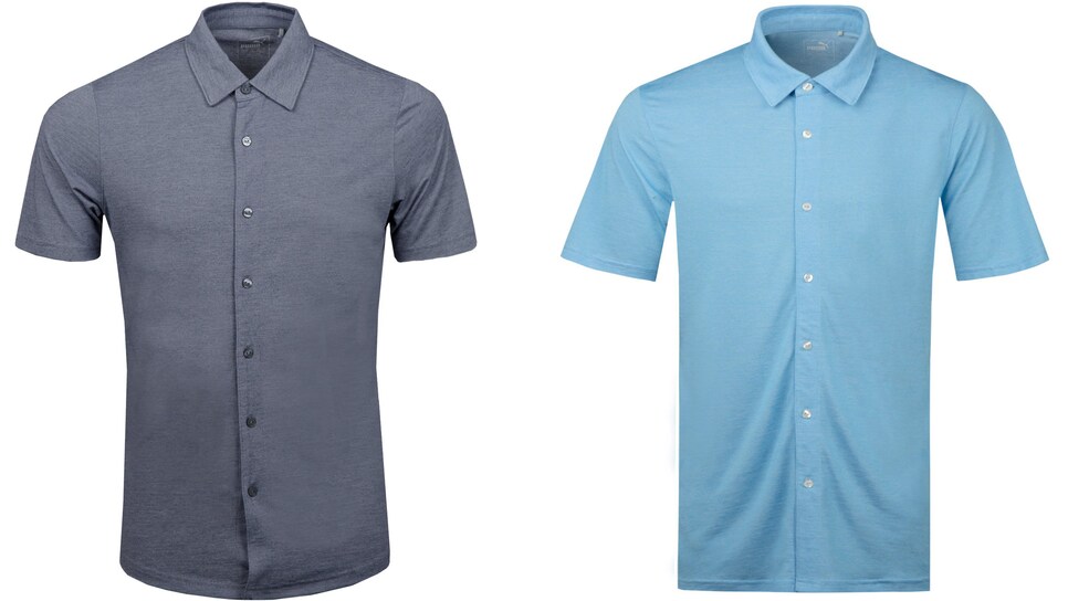 Men's button down hot sale golf shirts